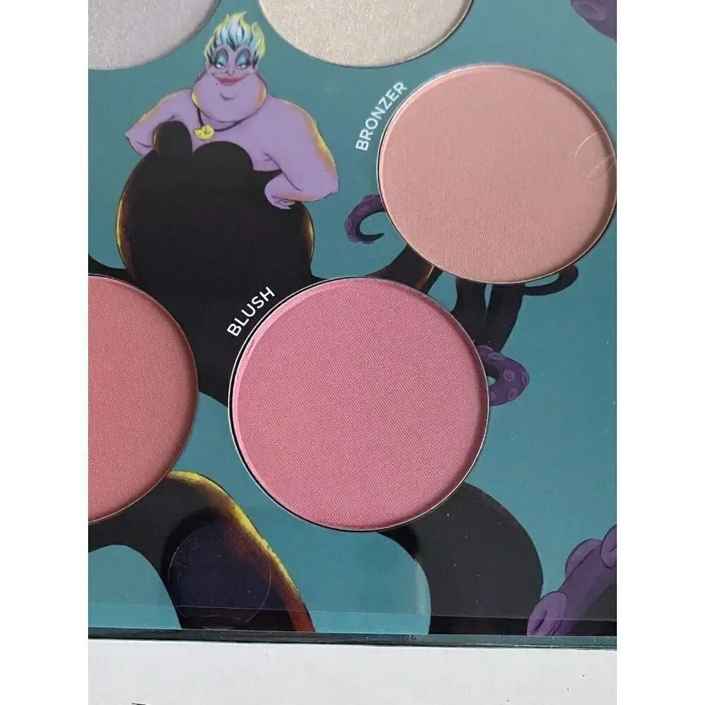 Disney Villains URSULA Complexion Palette Bronzer Highlighter Blush 6 Shades NEW
